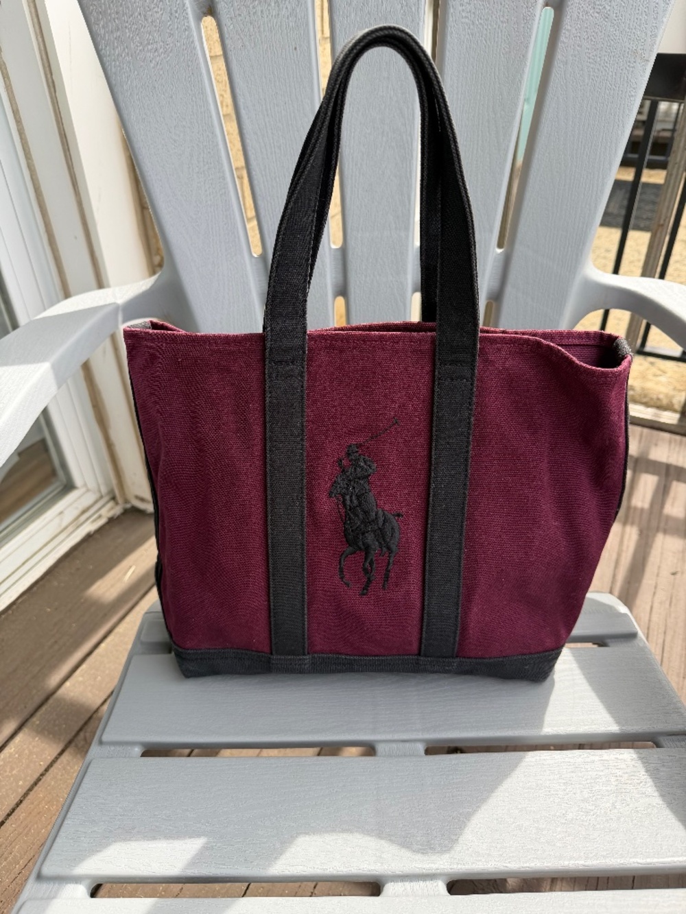 Ralph Lauren Canvas Tote Bag